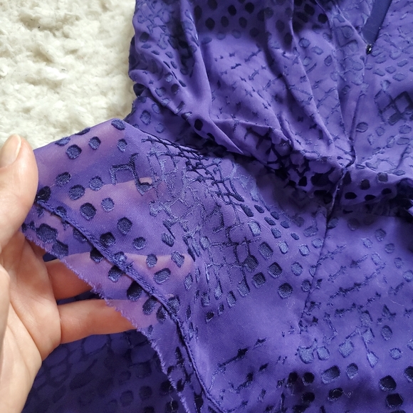 Silk Flared Halter Top (BCBG MAXAZRIA) - Picture 3 of 4